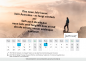 Preview: Motivationskalender, Tischkalender 2025 - Handsigniert!