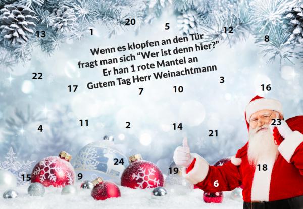 Adventskalender 2024 / Couponkalender DIN A4 quer (limitierte Auflage!!)